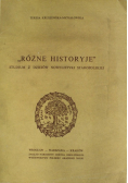 Różne historyje studium z dziejów nowelistyki staropolskiej