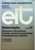 Matematyka równania różniczkowe część IV