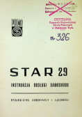 Star 28 Instrukcja obsługi samochodu