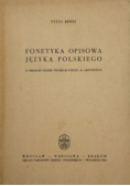 Fonetyka opisowa języka polskiego