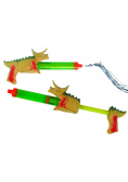 Pistolet na wodę dinozaur zielony 40cm
