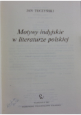 Motywy indyjskie w literaturze polskiej