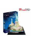 Puzzle 3D Statua Wolności LED