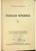 Stanisław Witkiewicz 1928 r