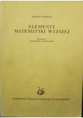 Elementy matematyki wyższej