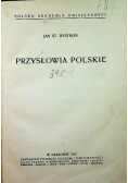 Przysłowia polskie 1933 r.