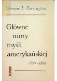 Główne nurty myśli amerykańskiej 1620-1800