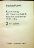 Komentarze do historii polskich działań obronnych 1939 roku