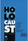 Holocaust Studies and Materials 2013