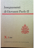 Insegnamenti di Giovanni Paolo II tom X część 3