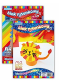 Blok rysunkowy A4/20K 80g kolorowy (10szt)