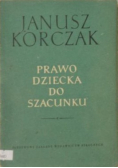 Prawa dziecka do szacunku