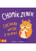 Chomik Zenek chciałby wyjść z klatki