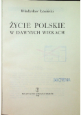 Życie polskie w dawnych wiekach