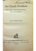 Der Sprach Brodhaus 1940 r.