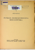 Funkcja egzocentryczna rzeczownika