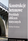 Konstrukcje betonowe przykłady obliczeń statycznych