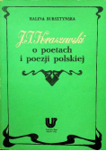 J I Kraszewski o poetach i poezji polskiej
