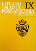 Lituano slavica posnaniensia IX