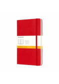 Notes L Moleskine Classic w linie czerwony