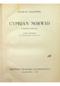 Cyprjan Norwid 1933 r