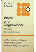 Worter und Gegenworter