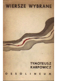 Karpowicz Wiersze wybrane