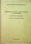 Archiwum Główne Akt dawnych w Warszawie