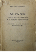 Słownik polskich nazw miejscowości w B. Prusach Wschodnich 1946 r.