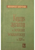 Kryzys agrarny w marchii wkrzańskiej w XIV w