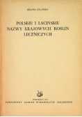 Polskie i łacińskie nazwy krajowych roślin leczniczych