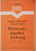 Elementy algebry wyższej tom 16
