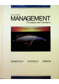 Management Principles and Functions
