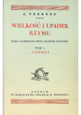 Wielkość i upadek Rzymu tom I ok 1935 r