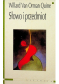 Słowo i przedmiot