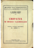 Chrystus W Swoich Tajemnicach   1923 r