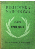 Goethe Wybór poezji