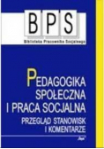 Pedagogika społeczna praca socjalna przegląd stanowisk i komentarze