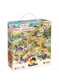 CzuCzu Dzikie puzzle Parki narodowe 6+