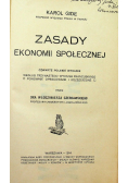 Zasady ekonomii społecznej 1914 r.