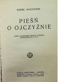 Pieśń o Ojczyźnie 1928 r.