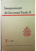 Insegnamenti di Giovanni Paolo II Tom X Część 2