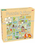 Puzzle z grą: Miejska przygoda