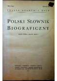 Polski słownik biograficzny Tom XX 4 zeszyty