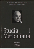 Studia Mertoniana 1