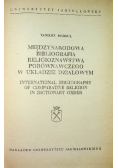 Międzynarodowa bibliografia religioznawstwa porównawczego w układzie działowym