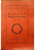 Kazania Wielkopostne 1927 r.