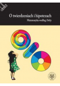 O twierdzeniach i hipotezach. Matematyka według Delty