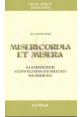List apostolski Misericordia et Misera