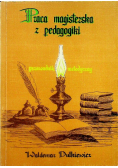 Praca magisterska z pedagogiki Przewodnik metodyczny